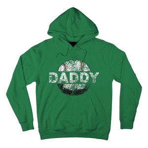 Baseball Daddy Dad Baseball Ball Hoodie