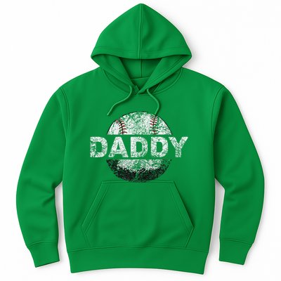 Baseball Daddy Dad Baseball Ball Hoodie