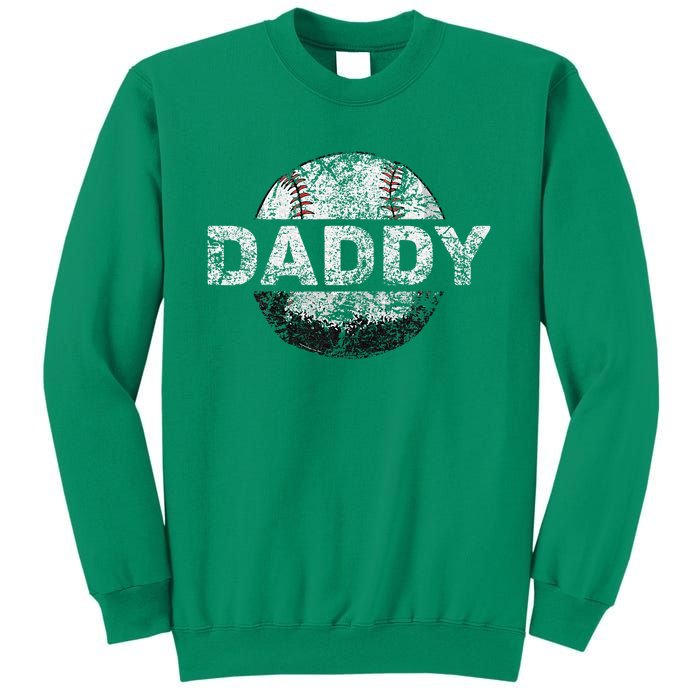 Baseball Daddy Dad Baseball Ball Sweatshirt