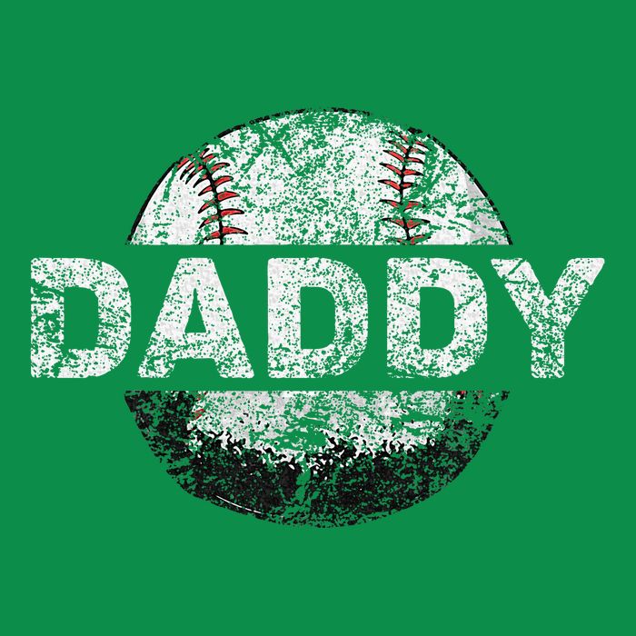 Baseball Daddy Dad Baseball Ball Button