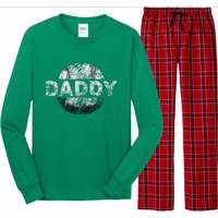 Baseball Daddy Dad Baseball Ball Long Sleeve Pajama Set