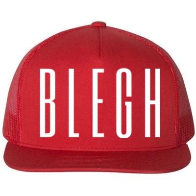 Blegh Deathcore Djent Flat Bill Trucker Hat