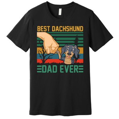 Best Dachshund Dad Ever Premium T-Shirt