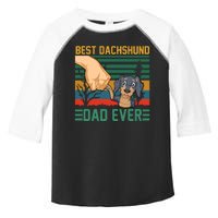 Best Dachshund Dad Ever Toddler Fine Jersey T-Shirt