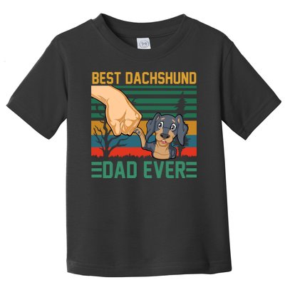 Best Dachshund Dad Ever Toddler T-Shirt