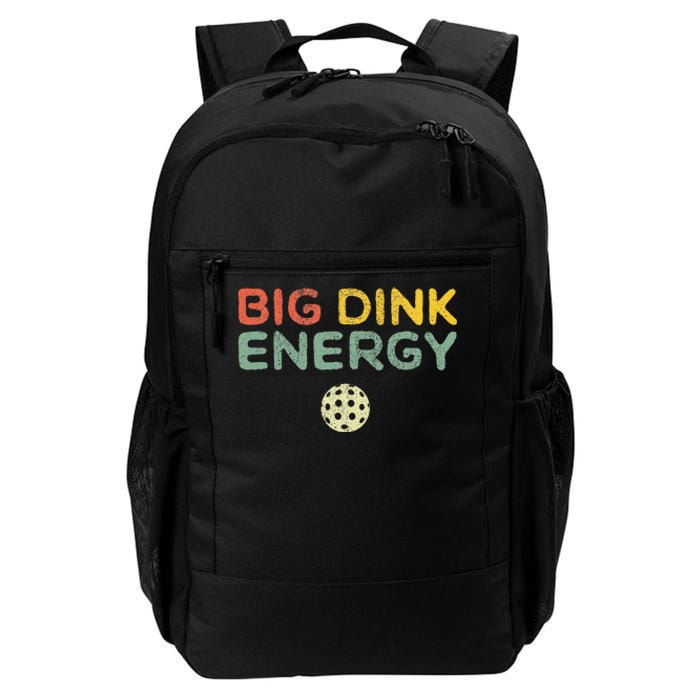 Big Dink Energy Pickleball Funny Pickle Ball Lover  Retro Daily Commute Backpack