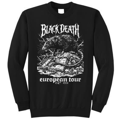 Black Death European Plague Rat Medieval History Goth Sweatshirt