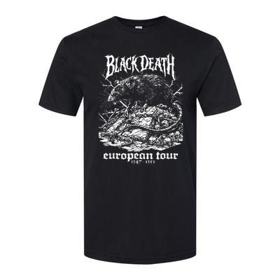 Black Death European Plague Rat Medieval History Goth Softstyle CVC T-Shirt