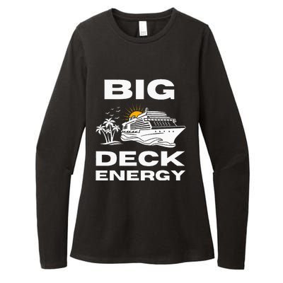 Big Deck Energy Cruise Womens CVC Long Sleeve Shirt