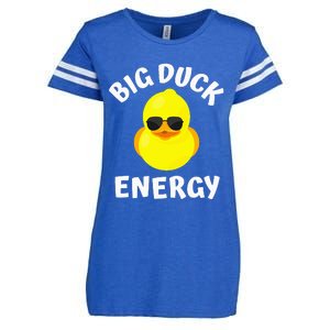 Big Duck Energy Yellow Rubber Duck Enza Ladies Jersey Football T-Shirt