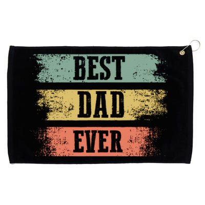 Best dad ever gift for Funny Father's day Grommeted Golf Towel