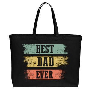 Best dad ever gift for Funny Father's day Cotton Canvas Jumbo Tote