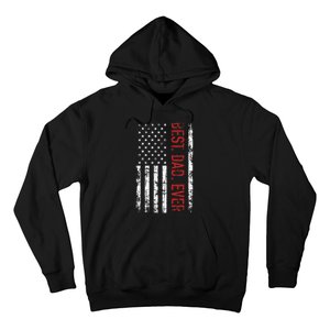 Best Dad Ever Us American Flag Gift For FatherS Day Hoodie