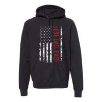 Best Dad Ever Us American Flag Gift For FatherS Day Premium Hoodie