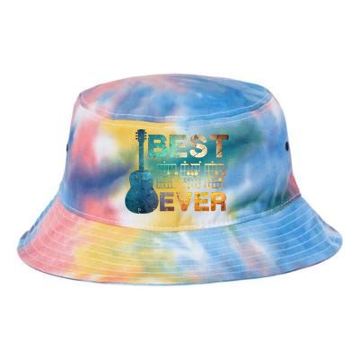 Best Dad Ever Guitar Chords Guitarist Father Fathers Day Tie Dye Newport Bucket Hat