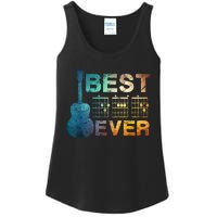 Best Dad Ever Guitar Chords Guitarist Father Fathers Day Ladies Essential Tank