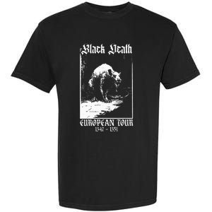 Black Death European Plague Rat Medieval History Goth Garment-Dyed Heavyweight T-Shirt