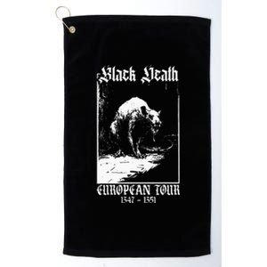 Black Death European Plague Rat Medieval History Goth Platinum Collection Golf Towel