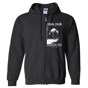 Black Death European Plague Rat Medieval History Goth Full Zip Hoodie