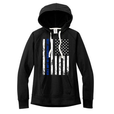 Best Daughterinlaw Ever Retro American Flag Son Funny Gift Women's Fleece Hoodie