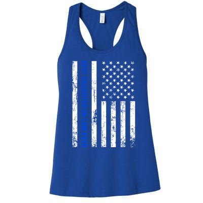 Best Daughterinlaw Ever Retro American Flag Son Funny Gift Women's Racerback Tank