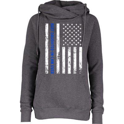 Best Daughterinlaw Ever Retro American Flag Son Funny Gift Womens Funnel Neck Pullover Hood