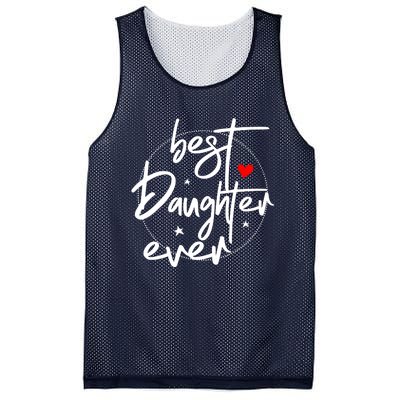 Best Daughter Ever Daughter Mother's Day Family Funny Mesh Reversible Basketball Jersey Tank