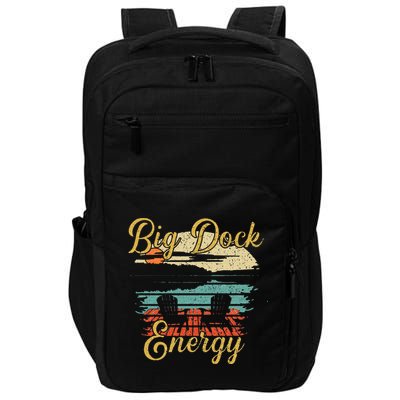 Big Dock Energy Summer Cottage Vacation Lake Life Impact Tech Backpack