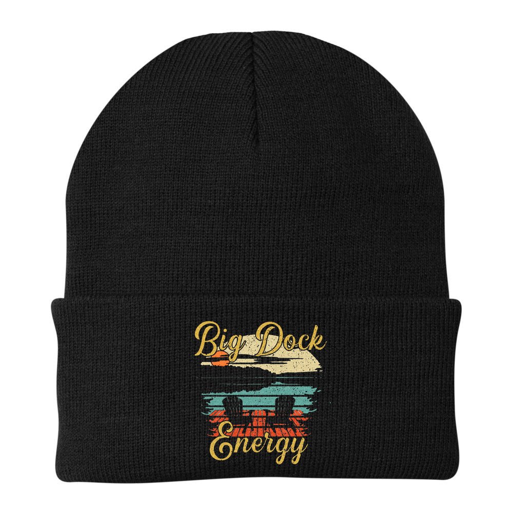 Big Dock Energy Summer Cottage Vacation Lake Life Beanie