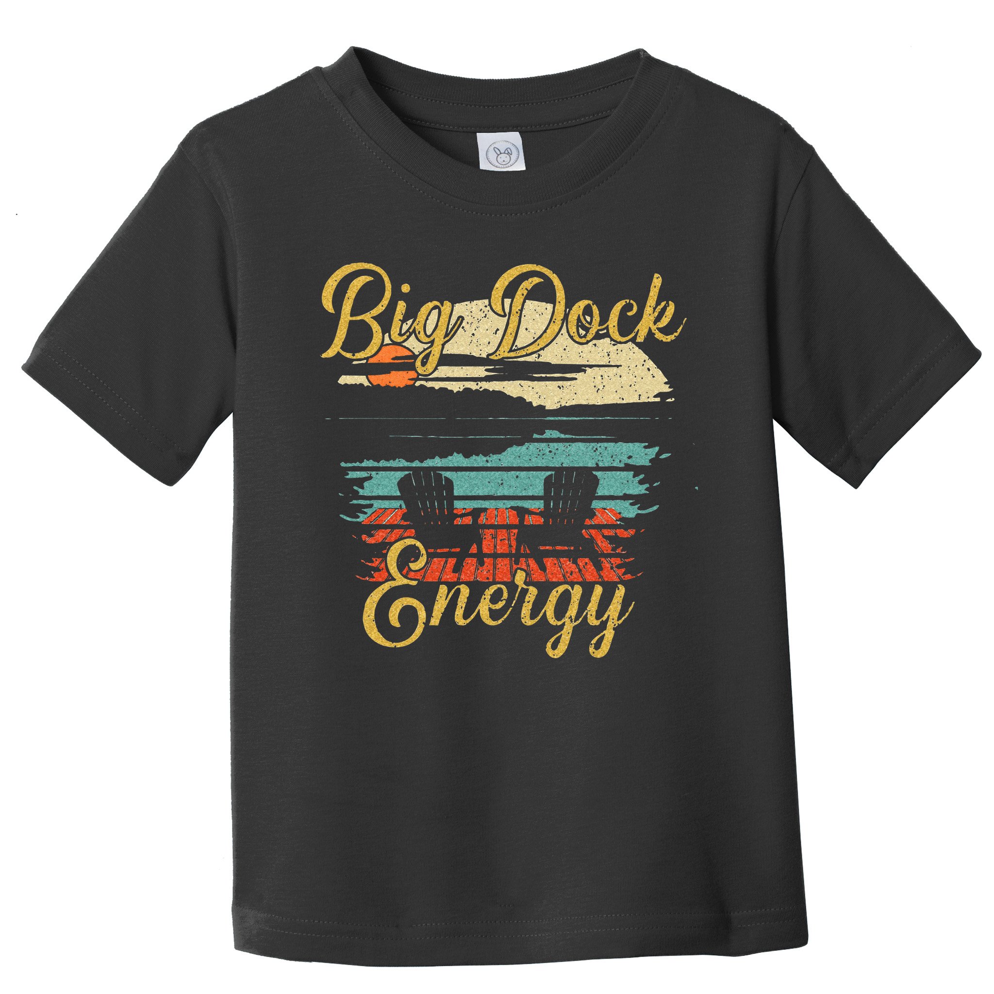Big Dock Energy Summer Cottage Vacation Lake Life Toddler T-Shirt