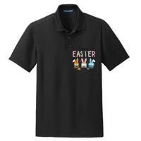 Bus Driver Easter Egg Hunt Bunny Ears Easter Squad Dry Zone Grid Polo