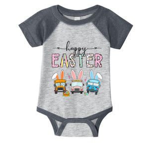 Bus Driver Easter Egg Hunt Bunny Ears Easter Squad Infant Baby Jersey Bodysuit