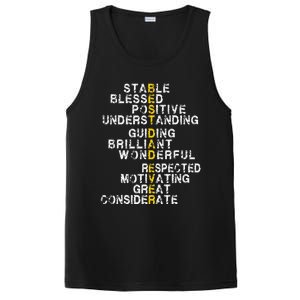 Best Dad Ever Funny Father's Day Husband PosiCharge Competitor Tank