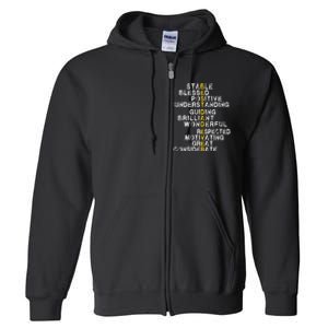 Best Dad Ever Funny Father's Day Husband Full Zip Hoodie