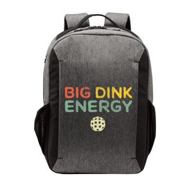 Big Dink Energy Pickleball Funny Pickle Ball Lover Retro Vector Backpack