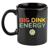 Big Dink Energy Pickleball Funny Pickle Ball Lover 11oz C Handle Ceramic Mug