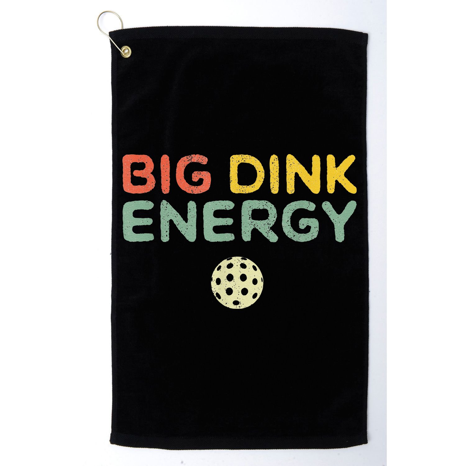 Big Dink Energy Pickleball Funny Pickle Ball Lover Golf Towel