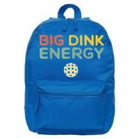 Big Dink Energy Pickleball Funny Pickle Ball Lover 16 in Basic Backpack