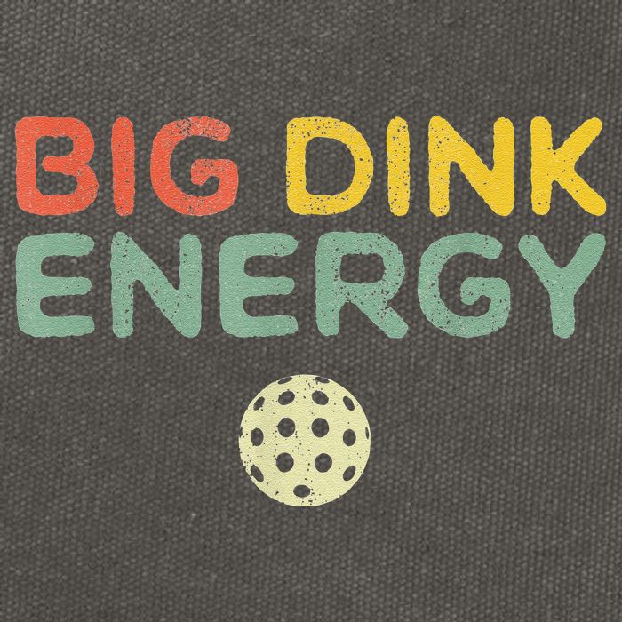 Big Dink Energy Pickleball Funny Pickle Ball Lover Cotton Canvas Backpack