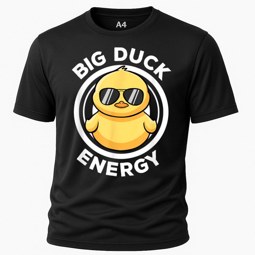 Big Duck Energy Duckie I Love Ducks Lovers Funny Rubber Duck Cooling Performance Crew T-Shirt