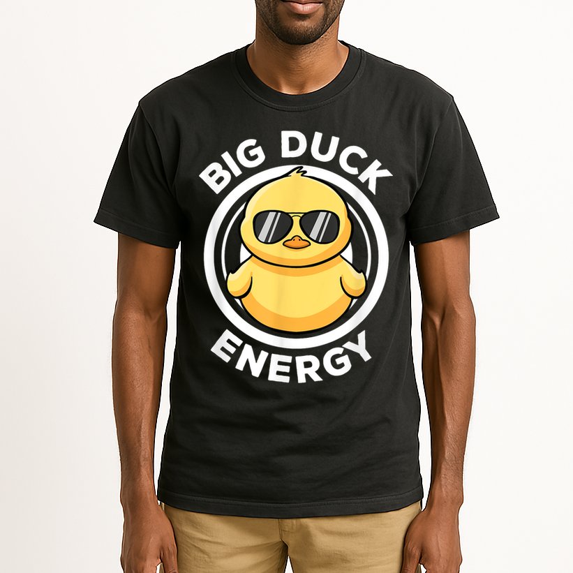 Big Duck Energy Duckie I Love Ducks Lovers Funny Rubber Duck Tall T-Shirt
