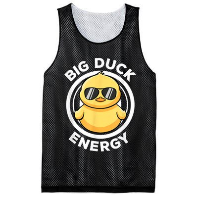 Big Duck Energy Duckie I Love Ducks Lovers Funny Rubber Duck Mesh Reversible Basketball Jersey Tank