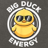 Big Duck Energy Duckie I Love Ducks Lovers Funny Rubber Duck Cotton Canvas Backpack