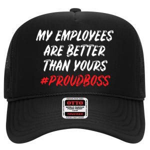 Boss Day Employee Appreciation Office Gift Women High Crown Mesh Back Trucker Hat