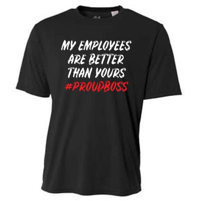 Boss Day Employee Appreciation Office Gift Women Cooling Performance Crew T-Shirt