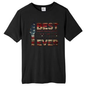 Best Dad Ever Guitar Chords Guitarist Father DAD US Flag Tall Fusion ChromaSoft Performance T-Shirt