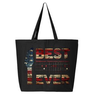 Best Dad Ever Guitar Chords Guitarist Father DAD US Flag 25L Jumbo Tote