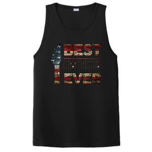 Best Dad Ever Guitar Chords Guitarist Father DAD US Flag PosiCharge Competitor Tank