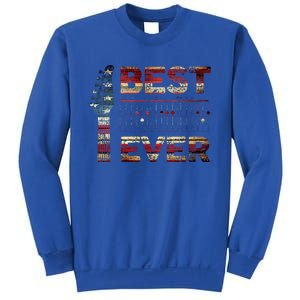 Best Dad Ever Guitar Chords Guitarist Father DAD US Flag Sweatshirt