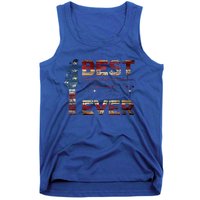 Best Dad Ever Guitar Chords Guitarist Father DAD US Flag Tank Top